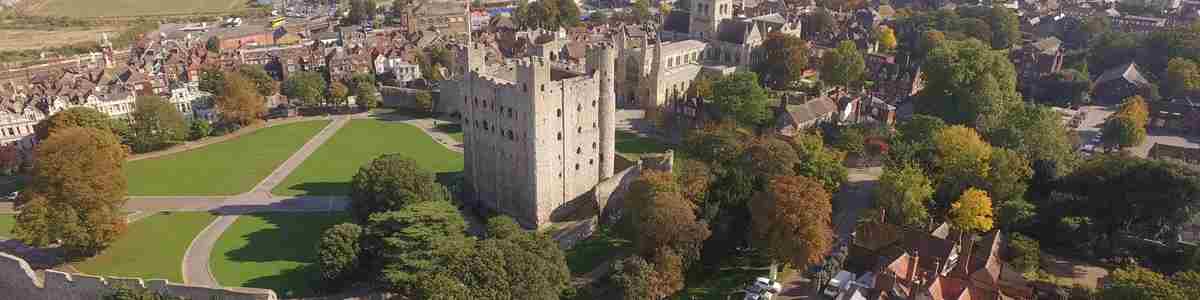 Aerial Rochester Castle 016
