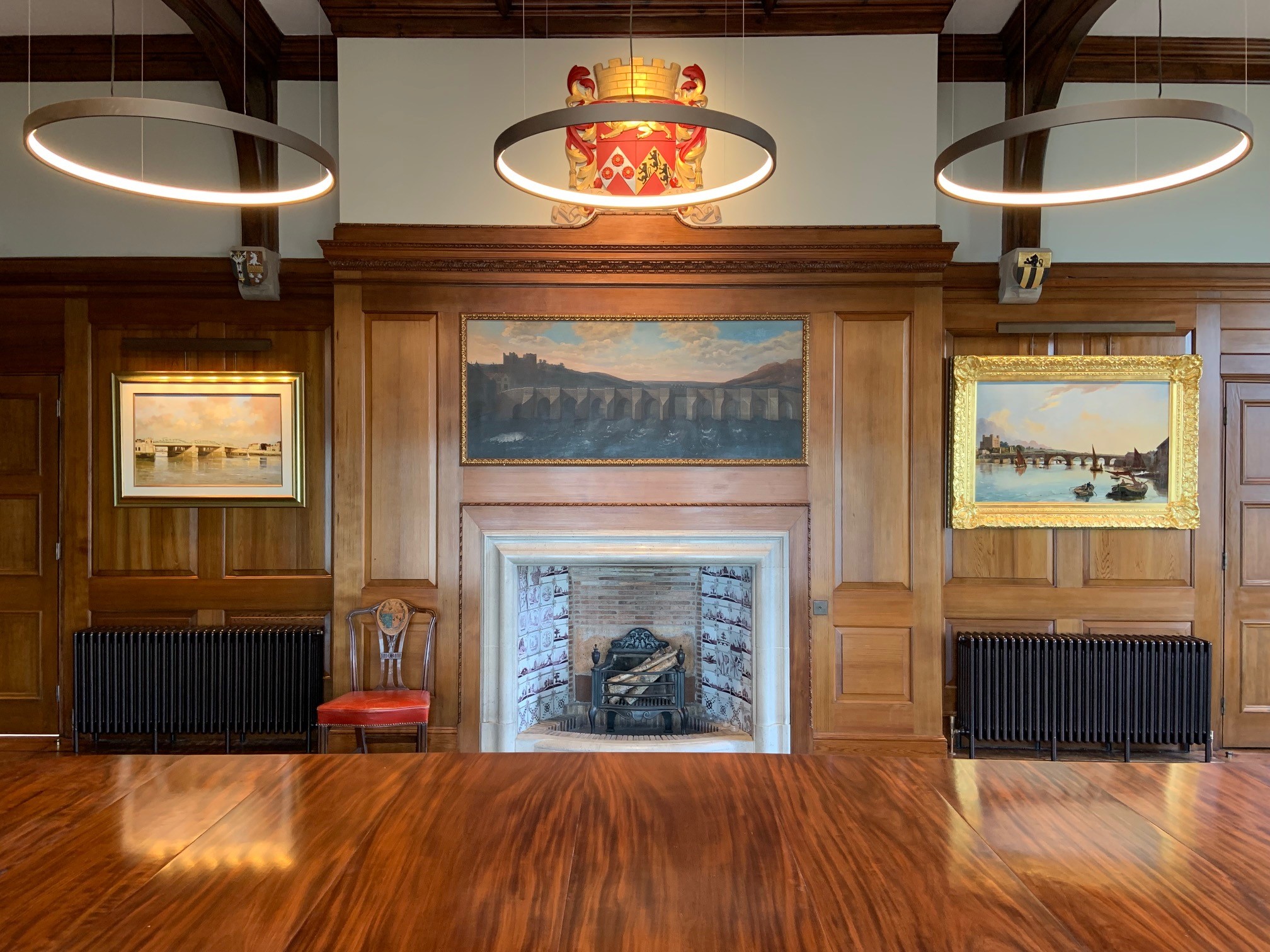 Fireplace And Paintings 2021