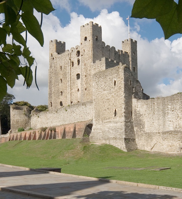 Rochester Castle image from Boley Hill