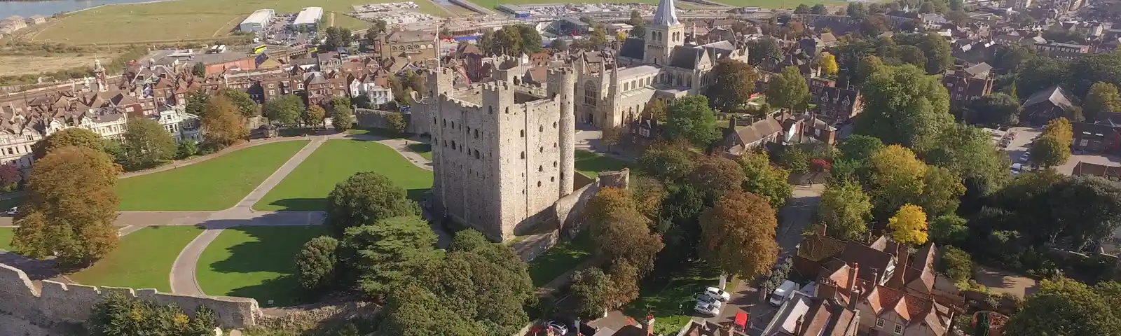 Aerial Rochester Castle 016