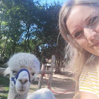 Helen With Alpaca
