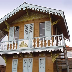 Dickens' Swiss Chalet at Eastgate Gardens