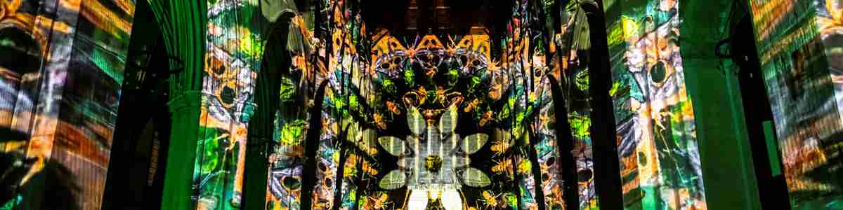 St+Albans+Cathedral+Life+Son+Et+Lumiere+Projection++Luxmuralis+2021 7