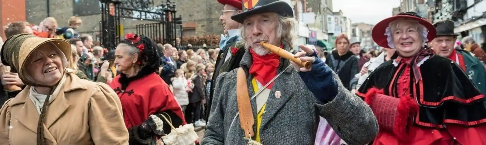 Rochester Uk 2 December 2018 Participants Take Part In The Annual Dickensian Christmas Festival In Rochester The Kent Town Is Given A Victorian Makeover To Celebrate The Life Of The Writer Charles Dick (1