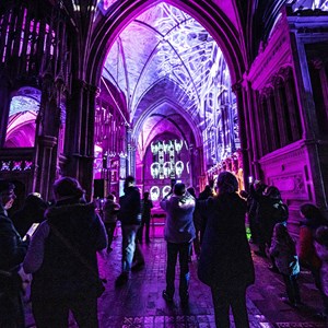 Luxmuralis At Winchester Cathedral Science Son Et Lumiere Cathedral Art 2022 22